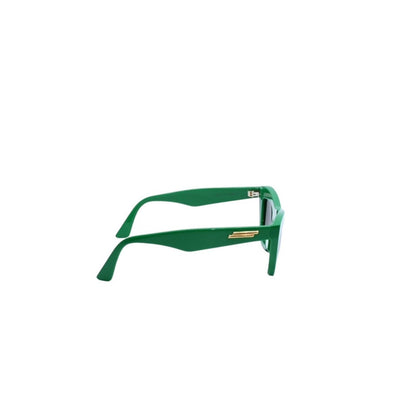 Bottega Veneta Cat Eye Sunglasses Eyewear L 55 Green Gold — view 4