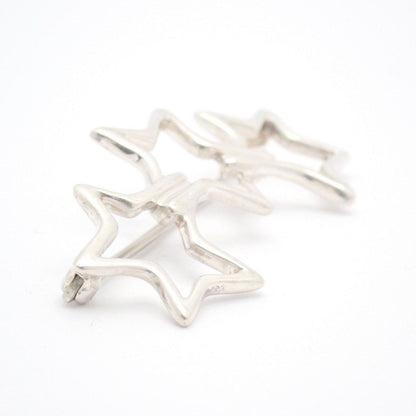 Tiffany & Co Triple Star Brooch 925 Sterling Silver Pawn — view 3