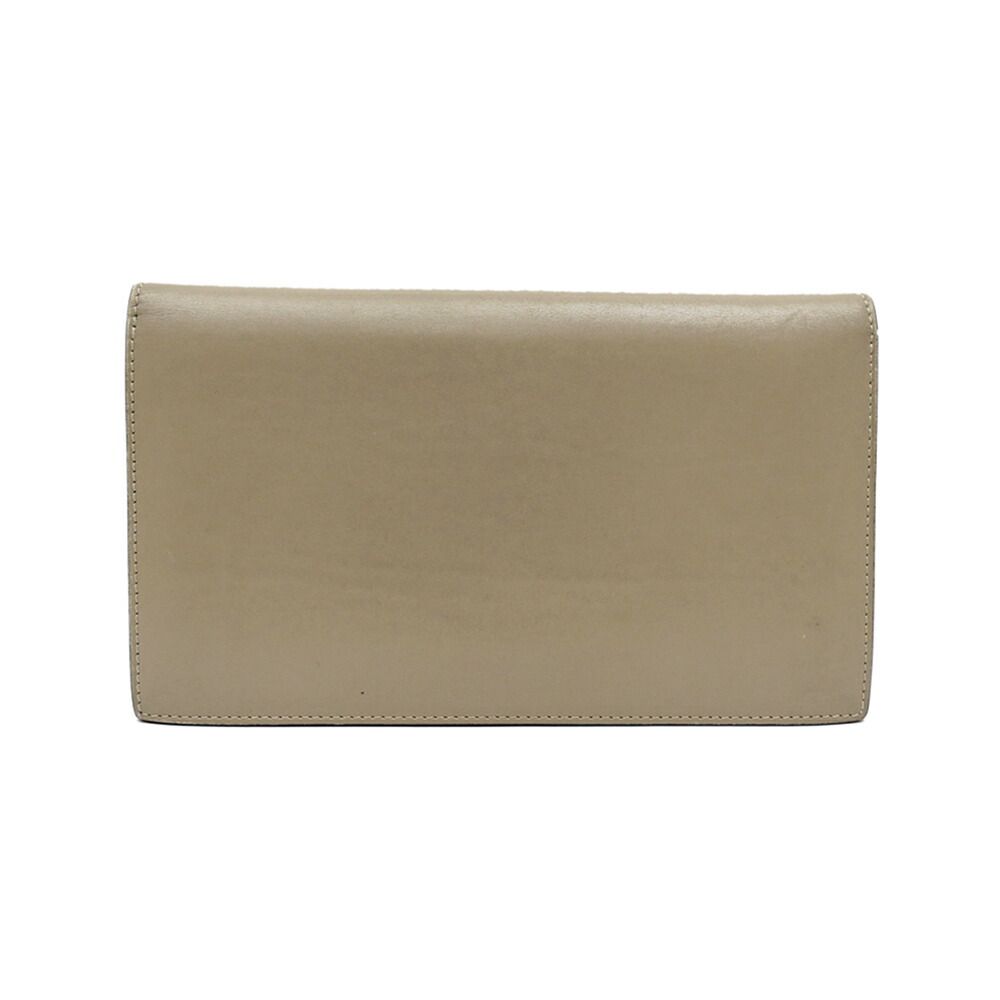 Celine Wallet Leather Calf Hair Beige Yellow Ivory — view 2
