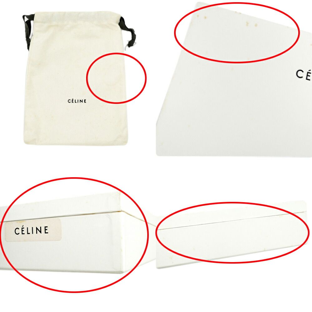 Celine Wallet Leather Calf Hair Beige Yellow Ivory — view 9