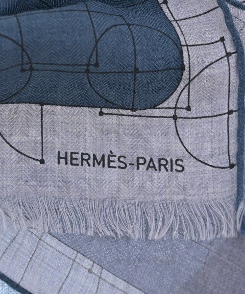 Hermes Shawl Scarf Gray — view 3
