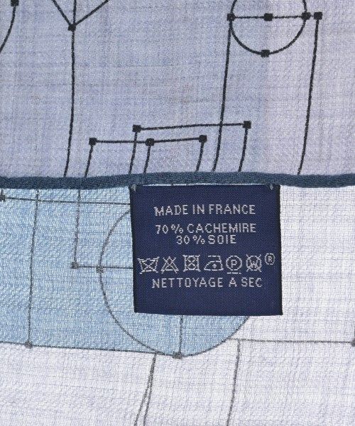 Hermes Shawl Scarf Gray — view 4