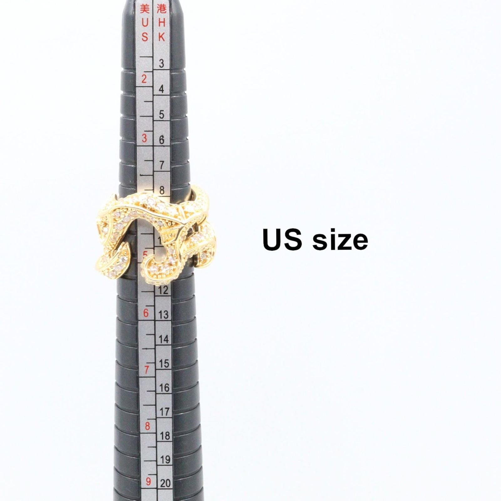 Bottega Veneta Ring CZ Sterling Silver 925 Diamond — view 8