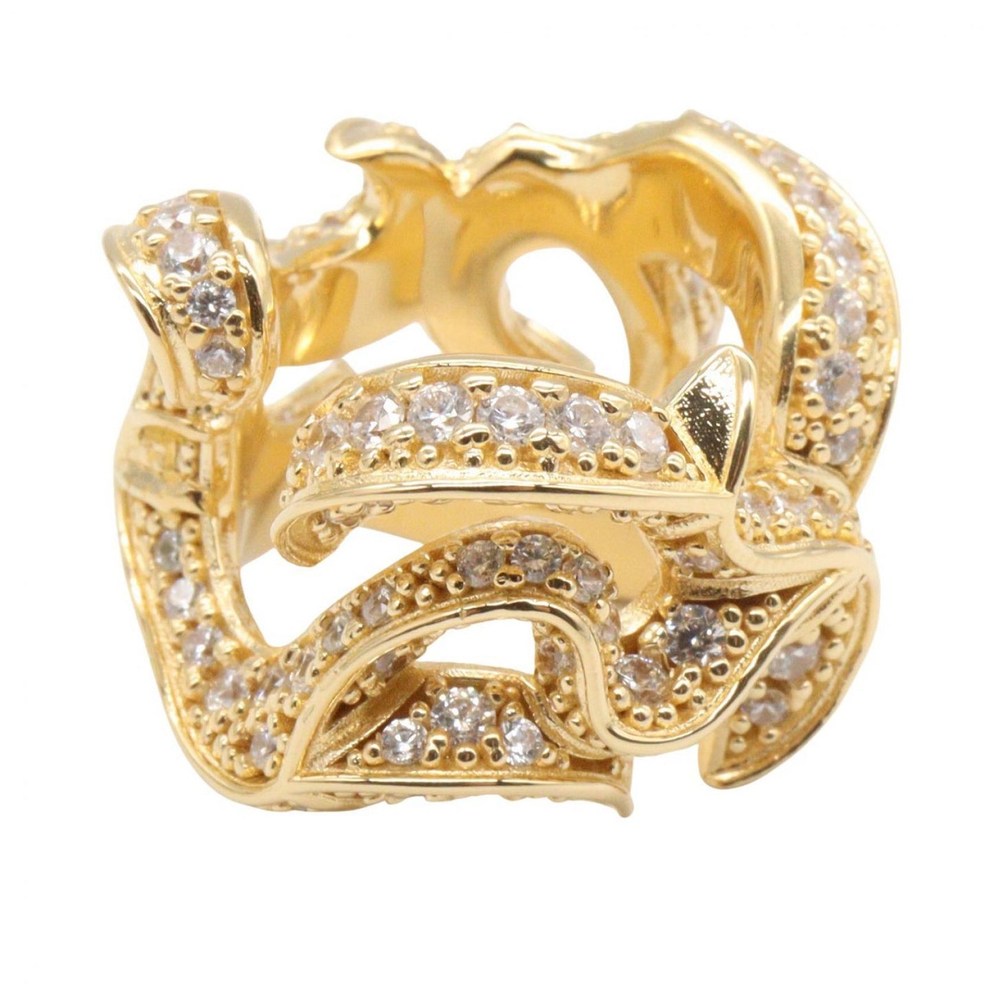 Bottega Veneta Ring CZ Sterling Silver 925 Diamond — view 3