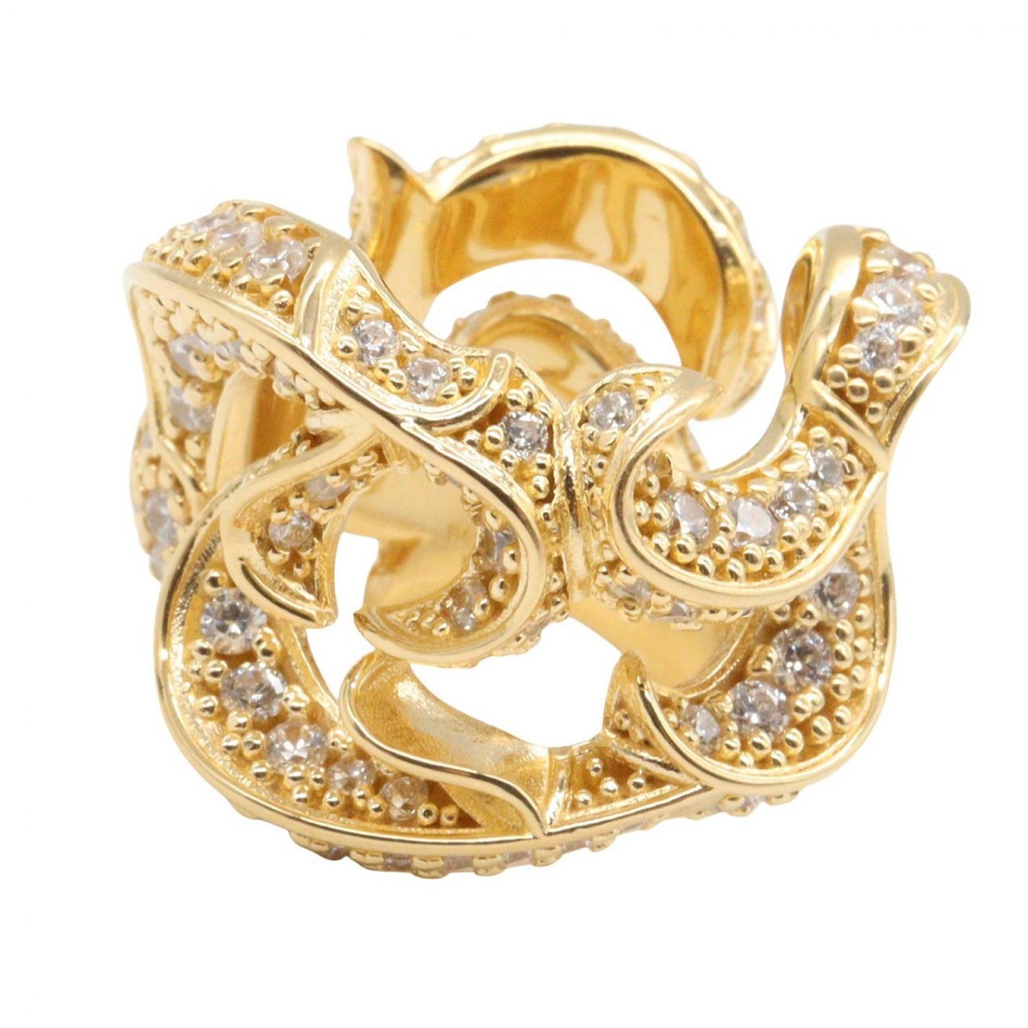 Bottega Veneta Ring CZ Sterling Silver 925 Diamond — view 2