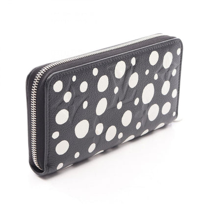 Louis Vuitton Round Wallet LV YK Zippy Monogram Empreinte Noir White Leather — view 2