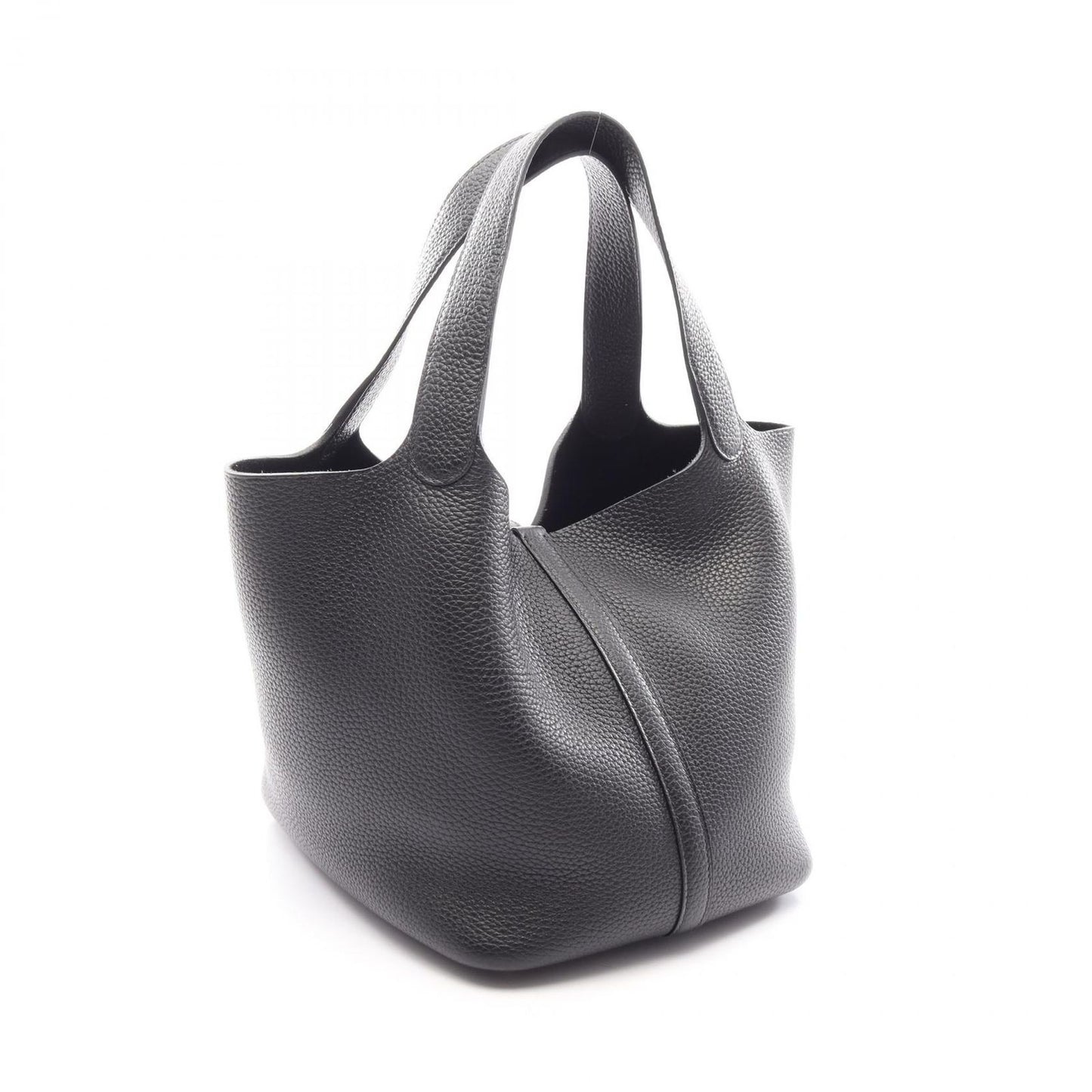 Hermes Handbag Picotin Lock MM Black Leather — view 2