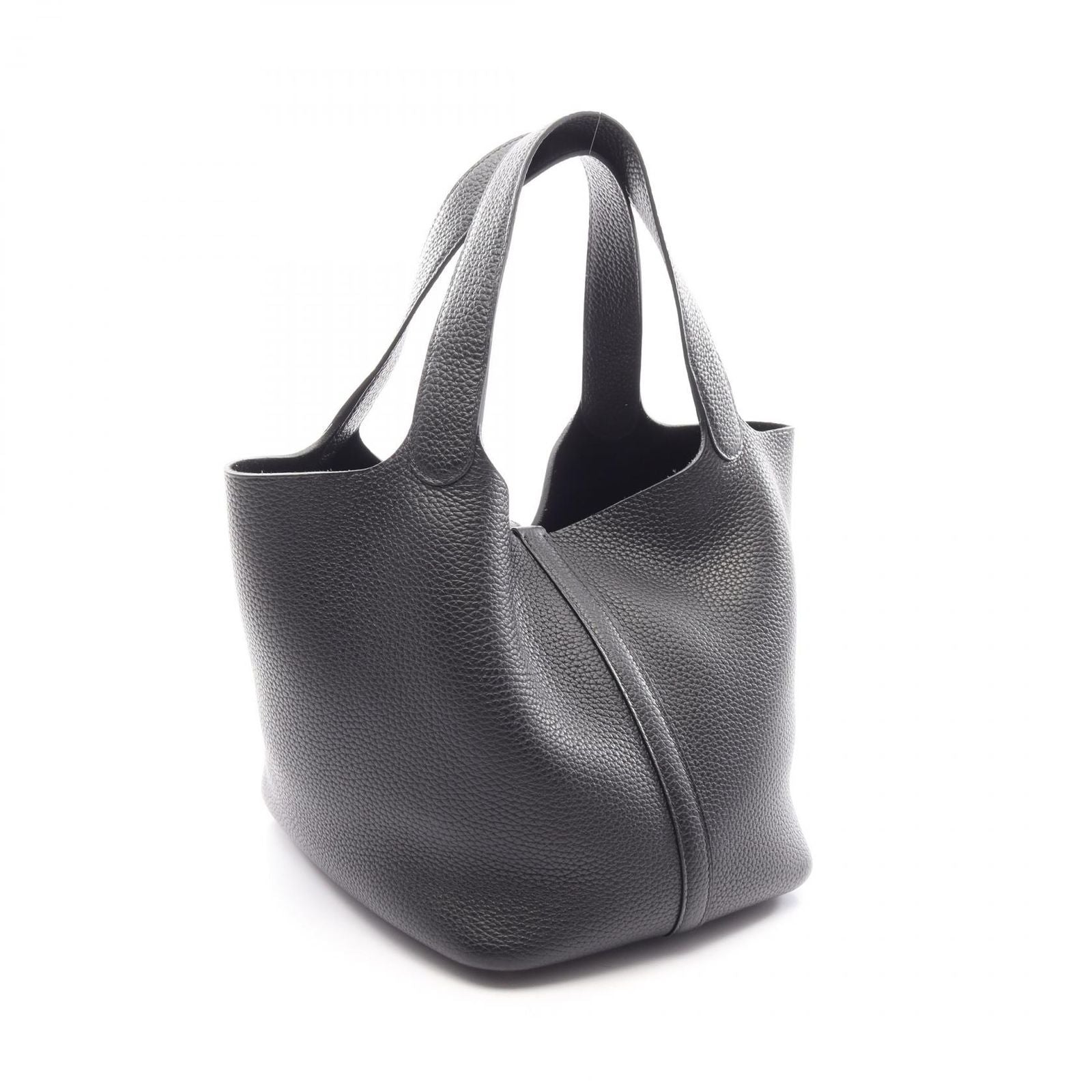 Hermes Handbag Picotin Lock MM Black Leather — view 2