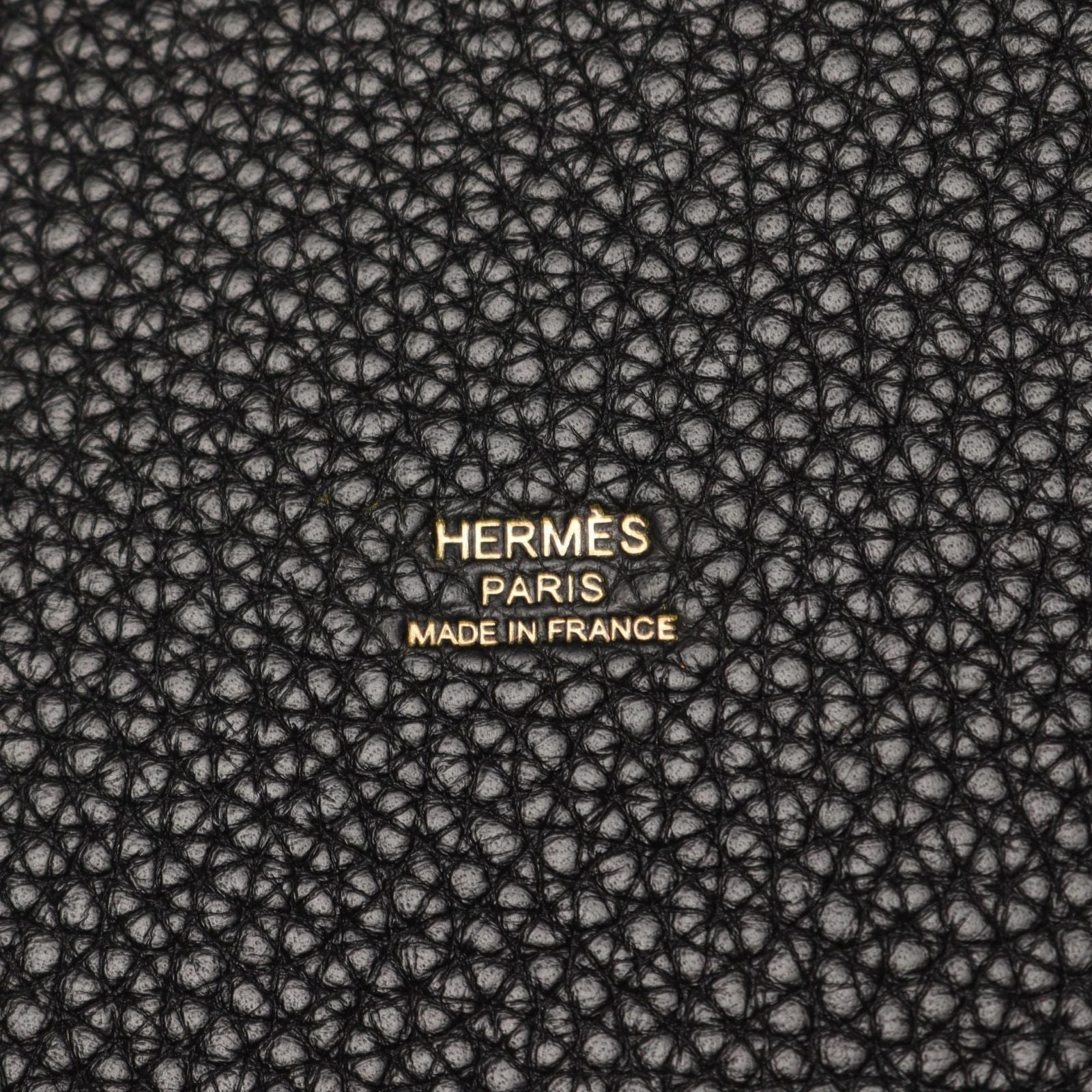 Hermes Handbag Picotin Lock MM Black Leather — view 4