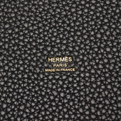 Hermes Handbag Picotin Lock MM Black Leather — view 4