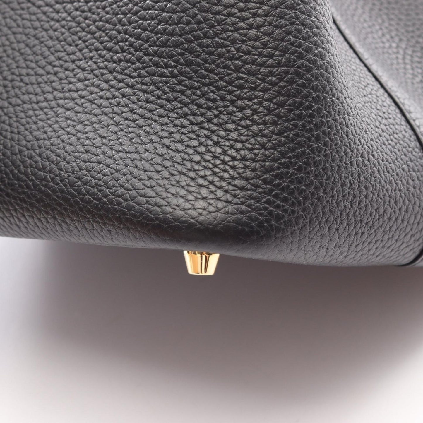 Hermes Handbag Picotin Lock MM Black Leather — view 6