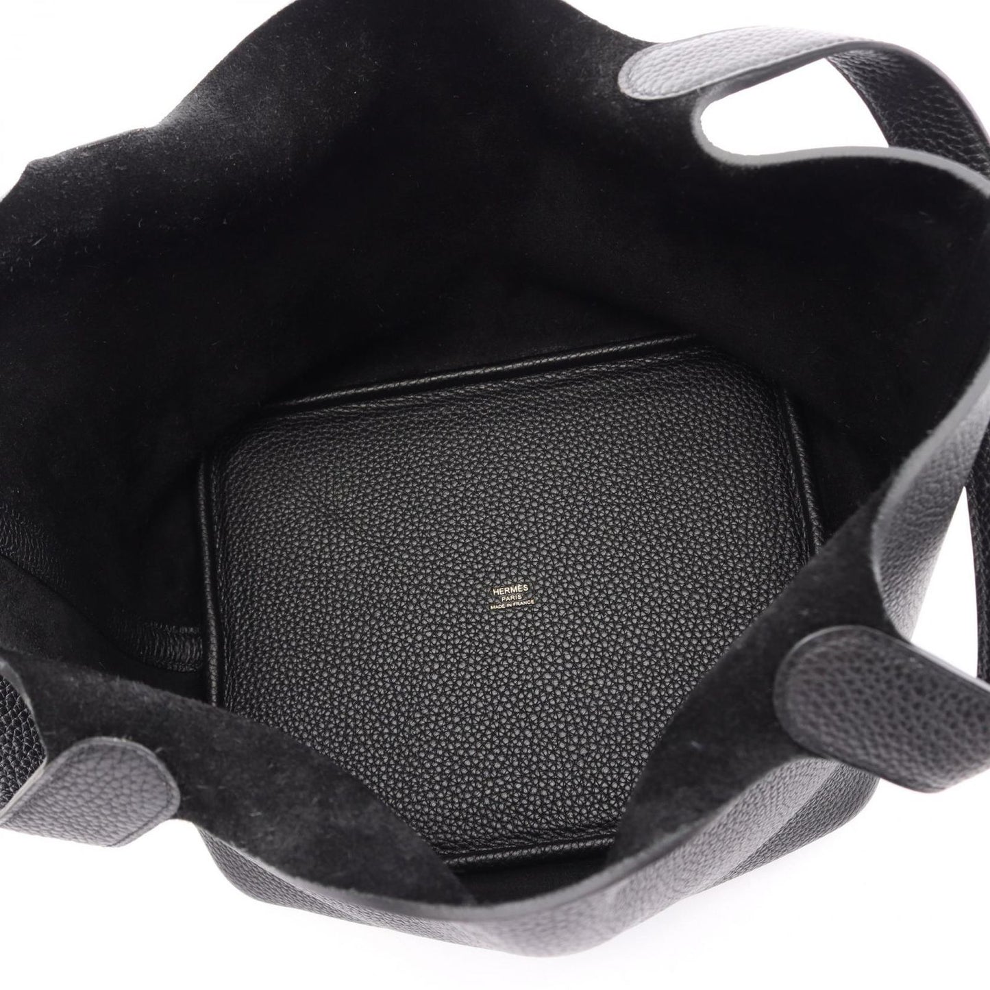 Hermes Handbag Picotin Lock MM Black Leather — view 3