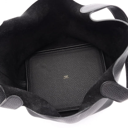Hermes Handbag Picotin Lock MM Black Leather — view 3