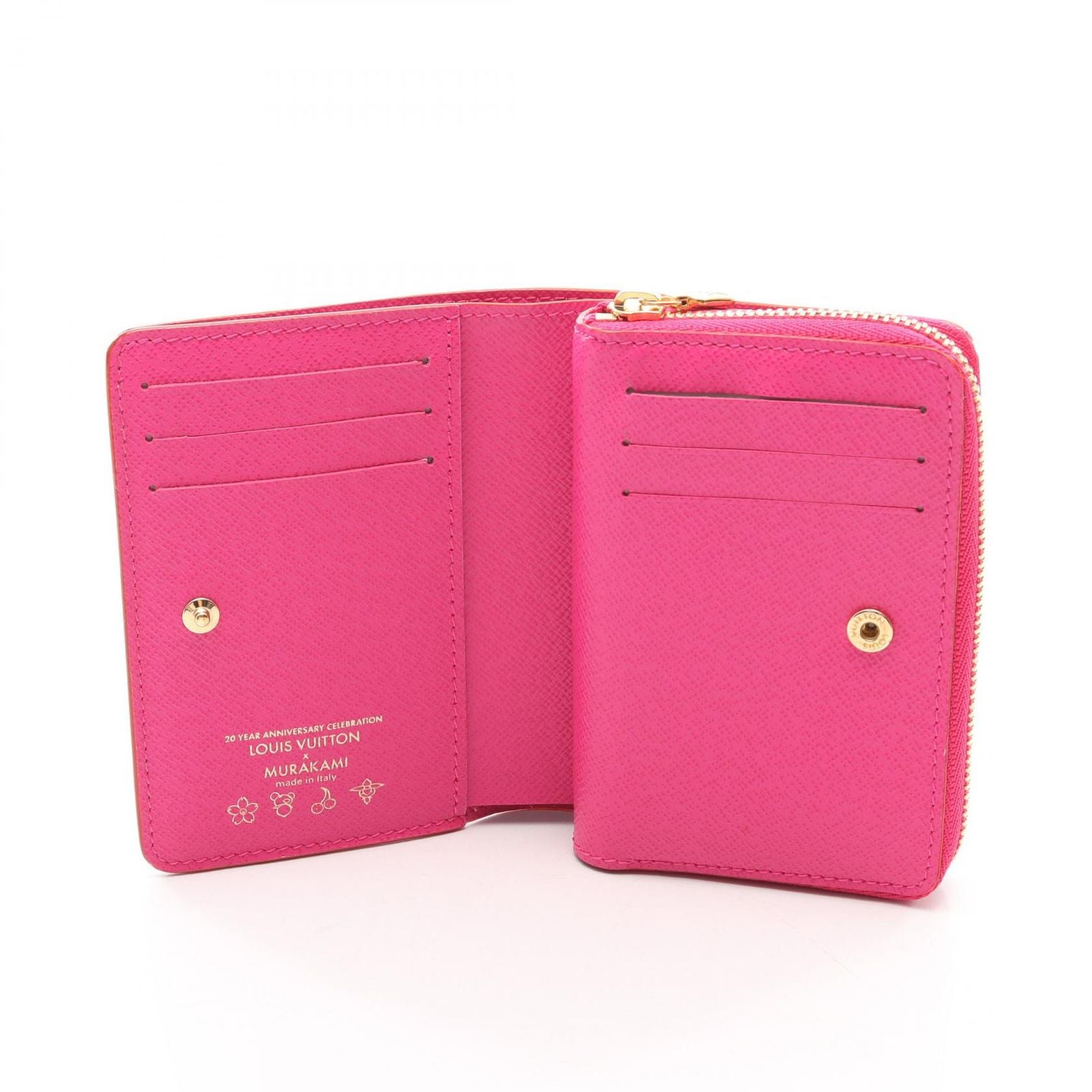 Louis Vuitton Bifold Wallet LV TM Portefeuille Blanc LV Takashi Murakami — view 3