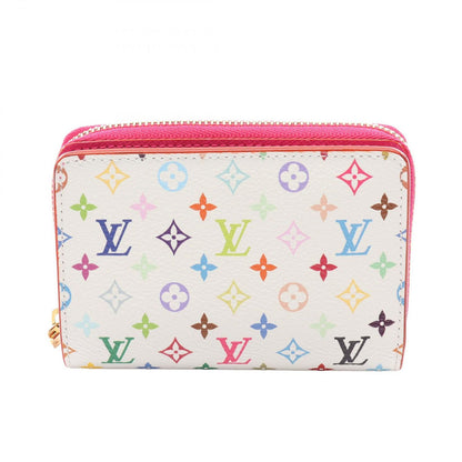 Louis Vuitton Bifold Wallet LV TM Portefeuille Blanc LV Takashi Murakami
