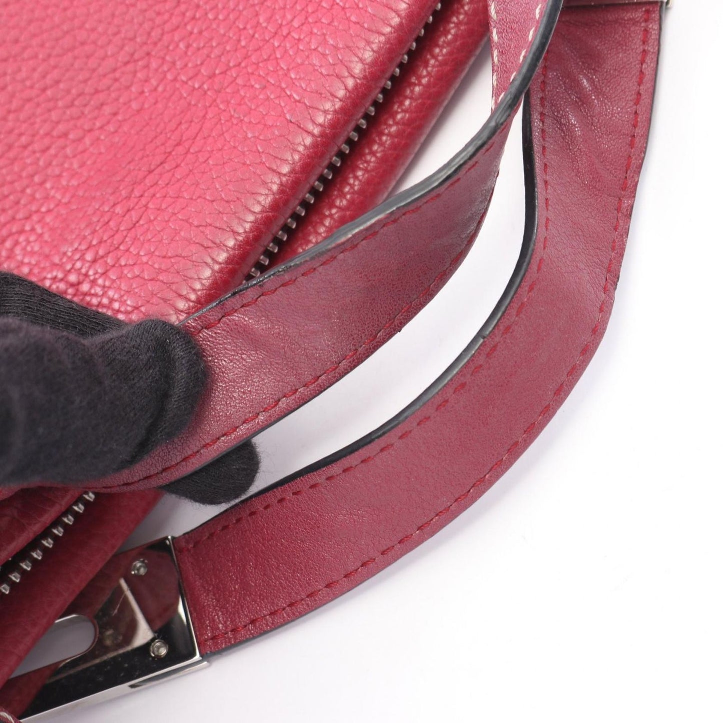Loewe Handbag Missy Small 2-Way Red Leather — view 6