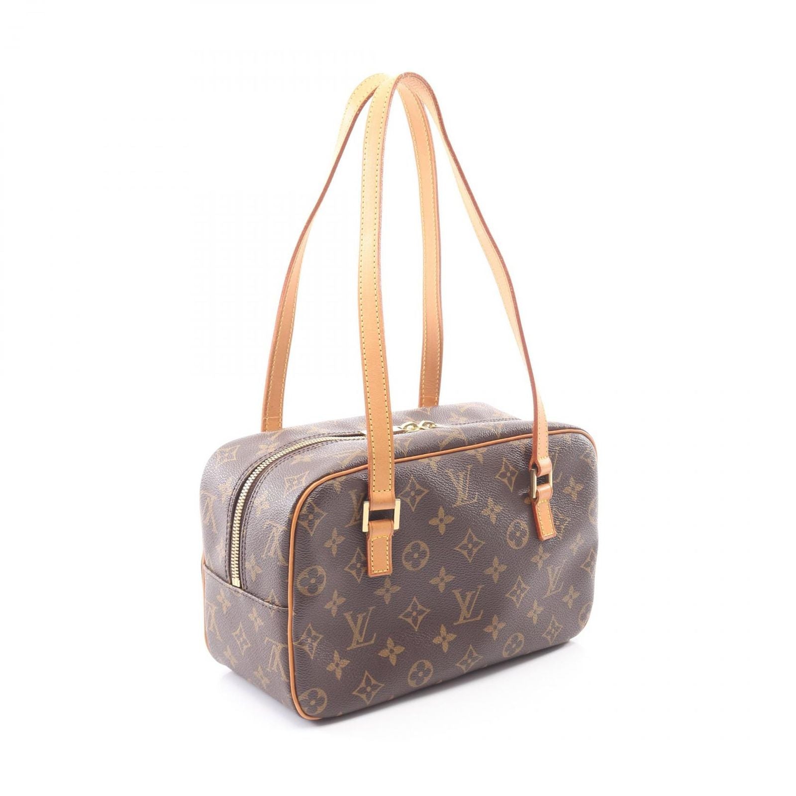 Louis Vuitton Shoulder Bag Cite MM Co Ting Canvas Leather — view 2