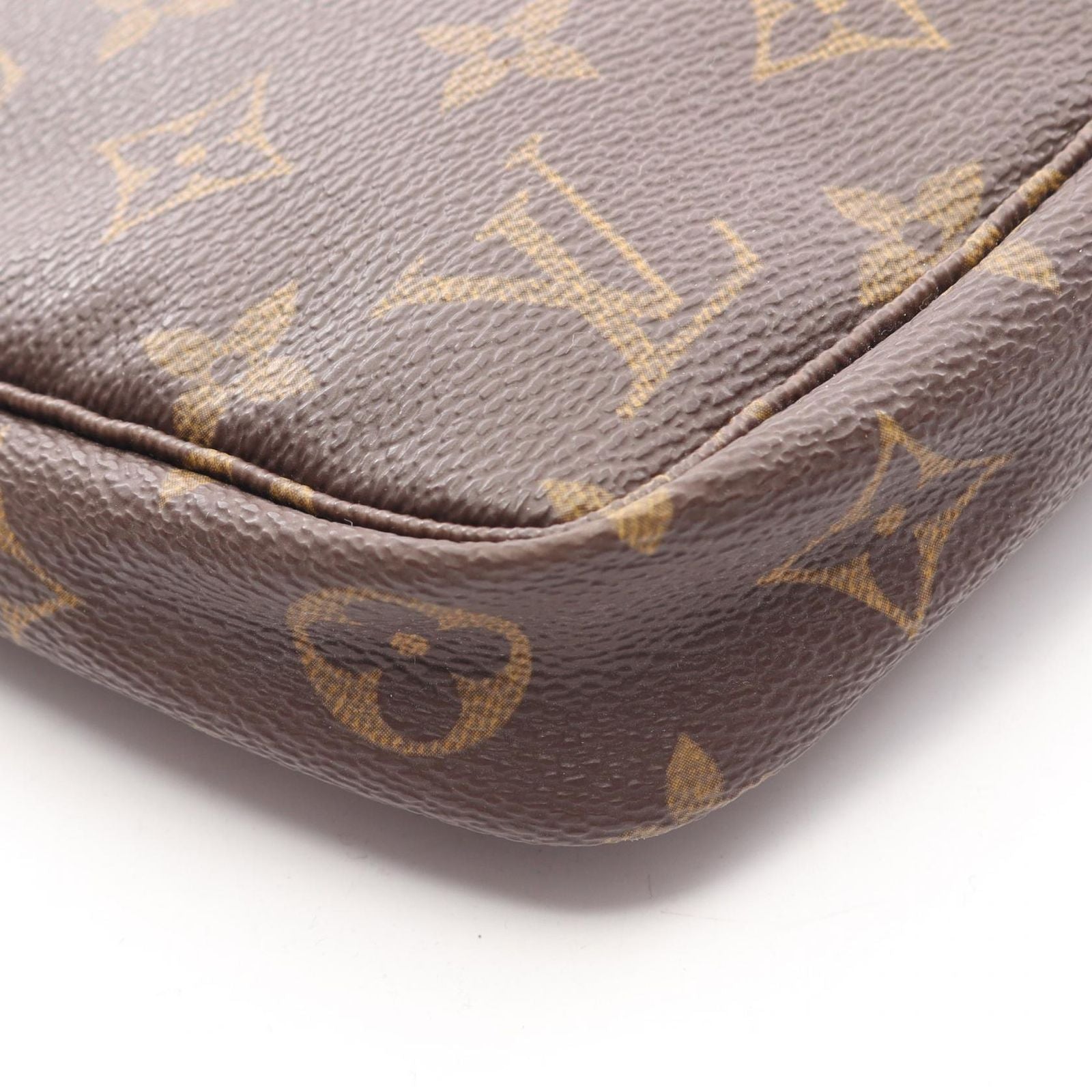 Louis Vuitton Handbag Pochette Canvas Leather — view 7