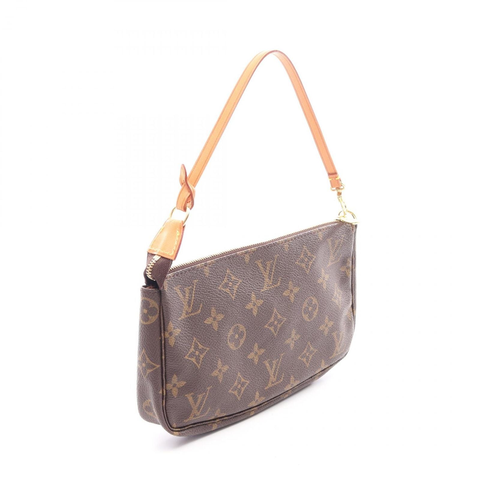 Louis Vuitton Handbag Pochette Canvas Leather — view 2