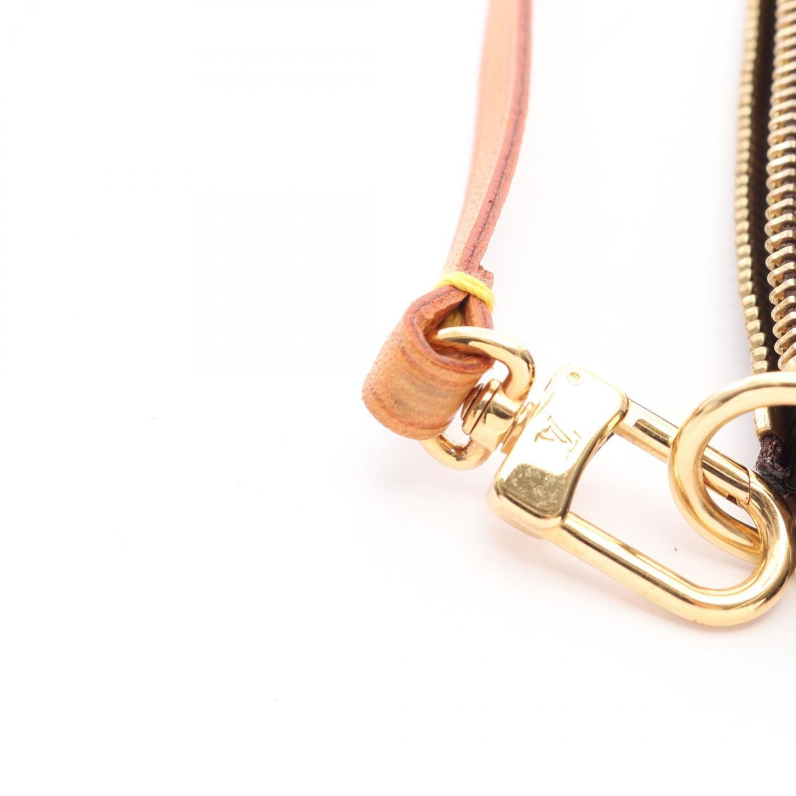 Louis Vuitton Handbag Pochette Canvas Leather — view 9