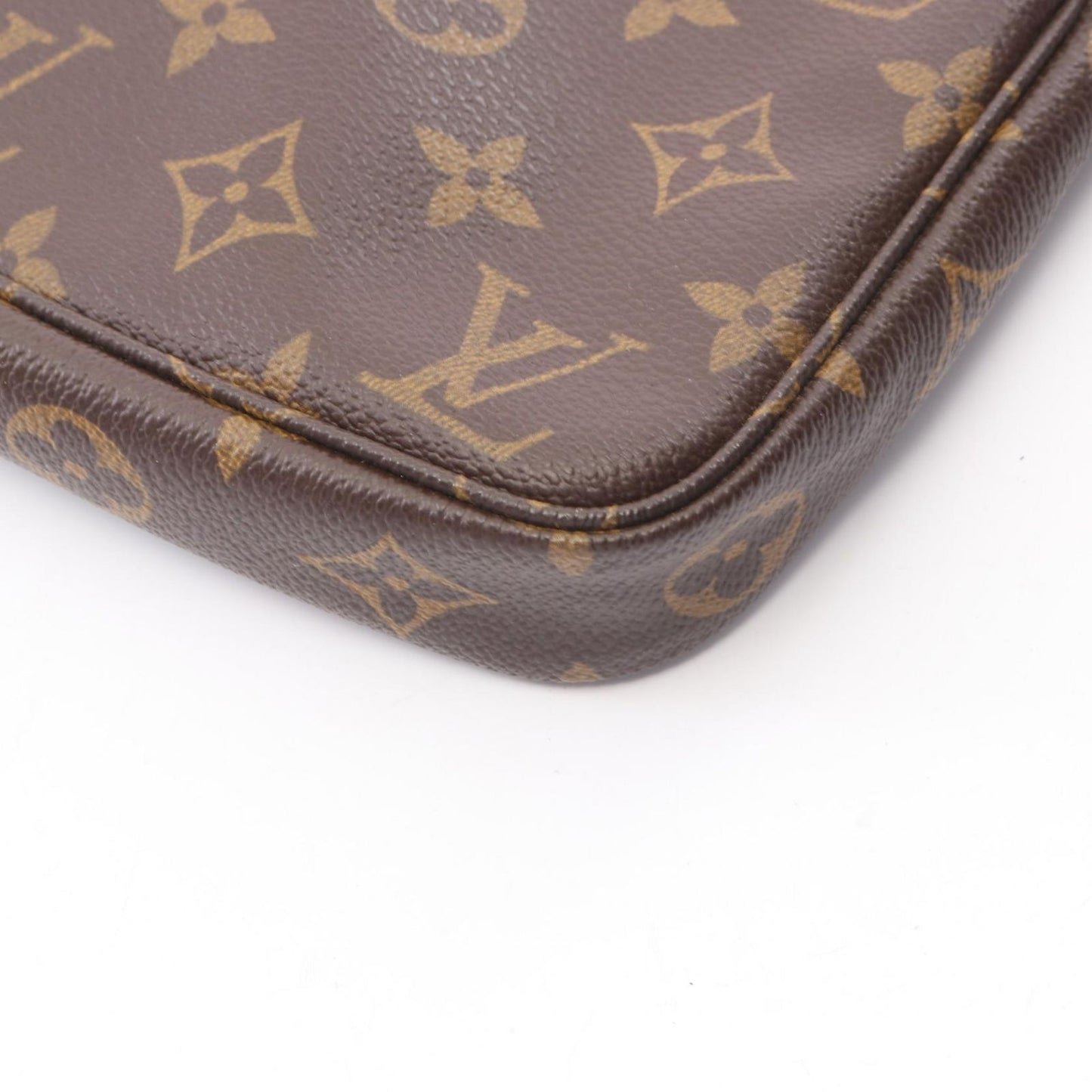 Louis Vuitton Handbag Pochette Canvas Leather — view 9