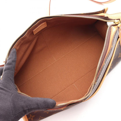 Louis Vuitton Shoulder Bag Popincourt Long Canvas Leather — view 3