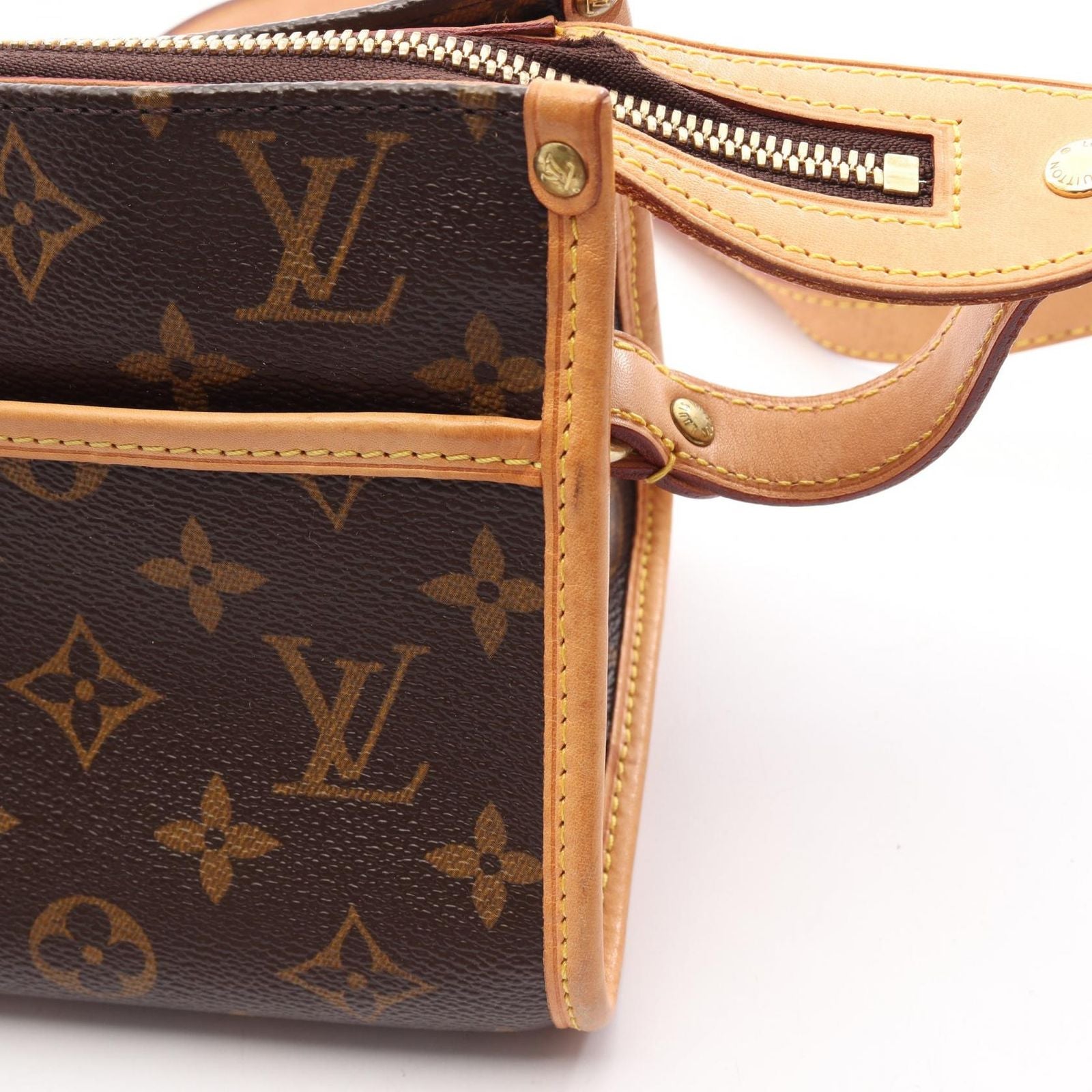 Louis Vuitton Shoulder Bag Popincourt Long Canvas Leather — view 6