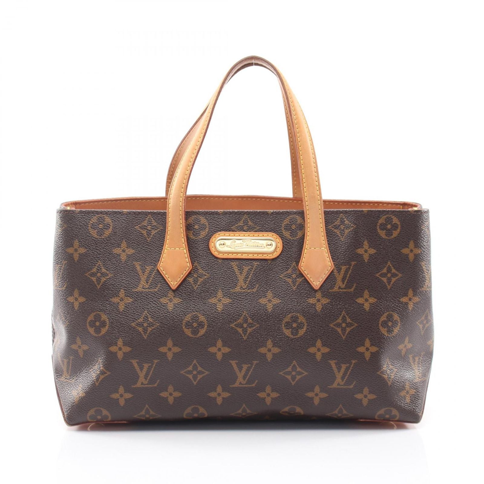 Louis Vuitton Handbag Wilshire PM Canvas Leather