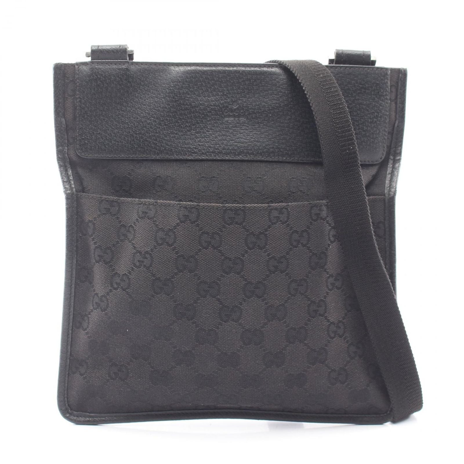 Gucci Shoulder Bag GG Canvas Black