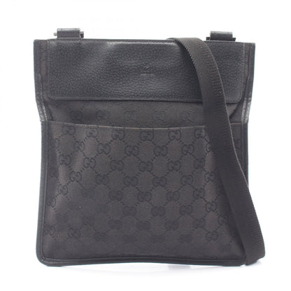 Gucci Shoulder Bag GG Canvas Black