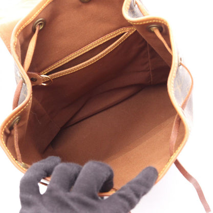 Louis Vuitton Backpack Montsouris MM Canvas Leather — view 3