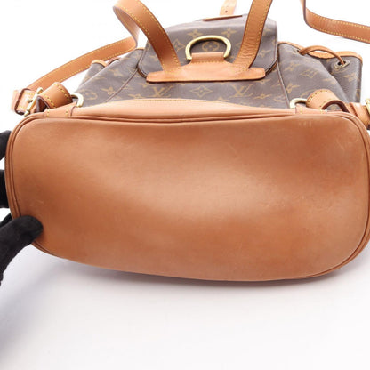 Louis Vuitton Backpack Montsouris MM Canvas Leather — view 6