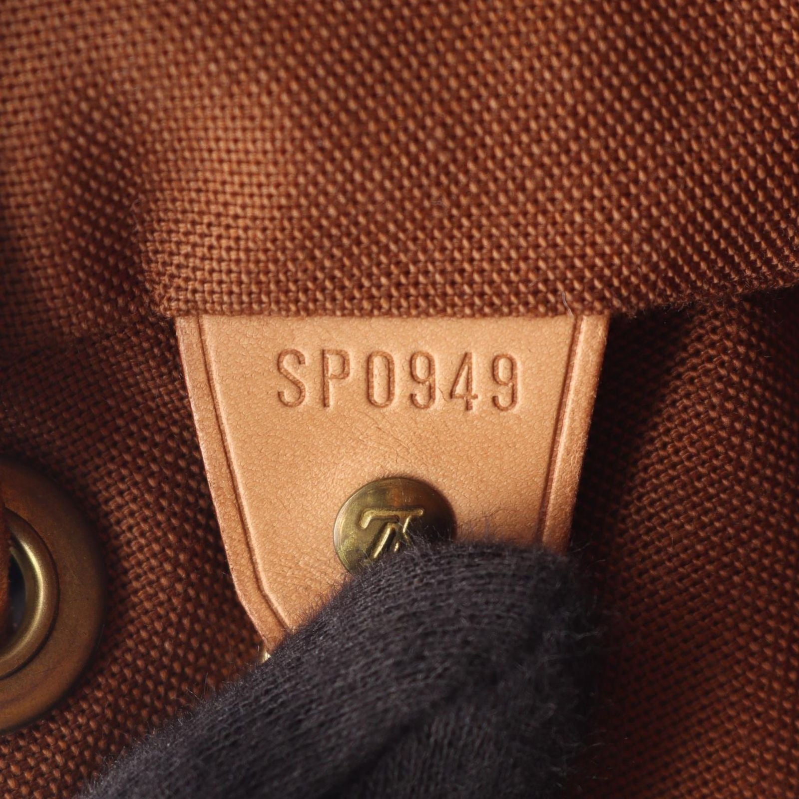 Louis Vuitton Backpack Montsouris MM Canvas Leather — view 5