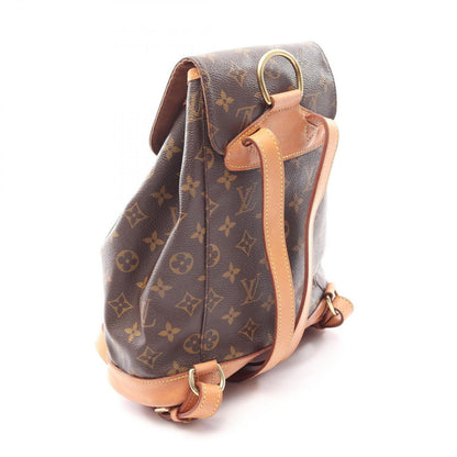 Louis Vuitton Backpack Montsouris MM Canvas Leather — view 2