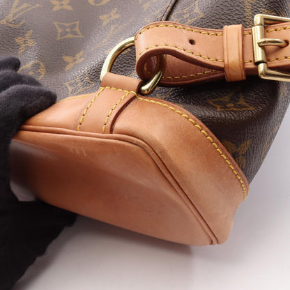 Louis Vuitton Backpack Montsouris MM Canvas Leather — view 7