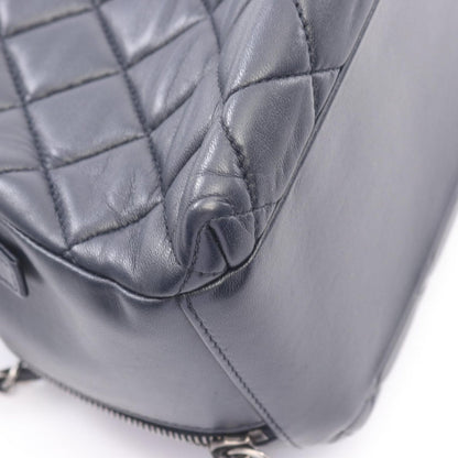 Chanel Shoulder Bag Quilted 2-Way Navy Leather — view 7