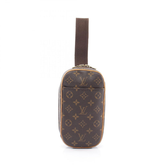 Louis Vuitton Waist Bag Pochette Gange Canvas Leather