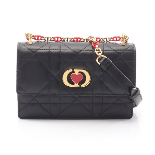 Dior Shoulder Bag Miss Caro Black Leather
