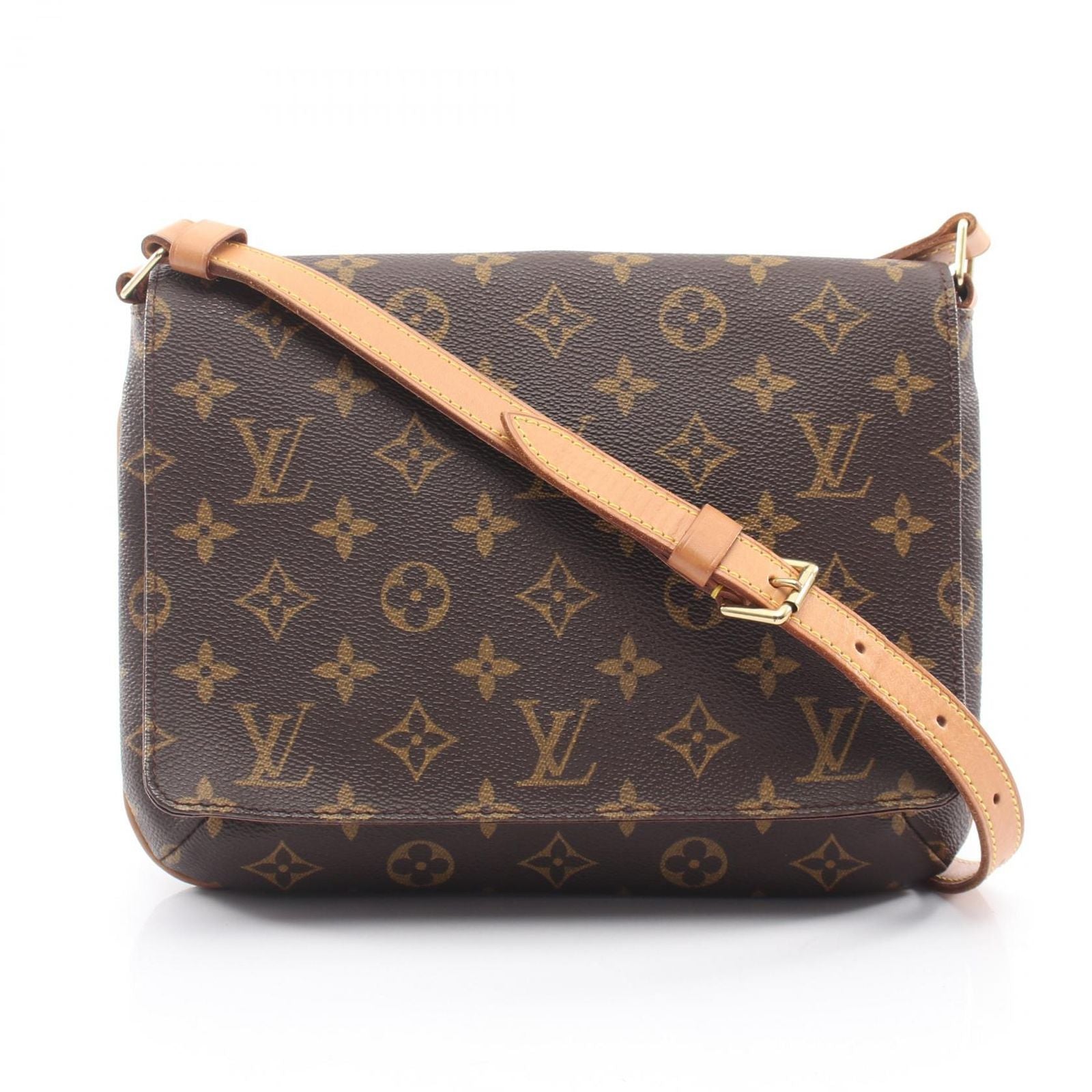 Louis Vuitton Shoulder Bag Musette Tango Short Strap Canvas Leather