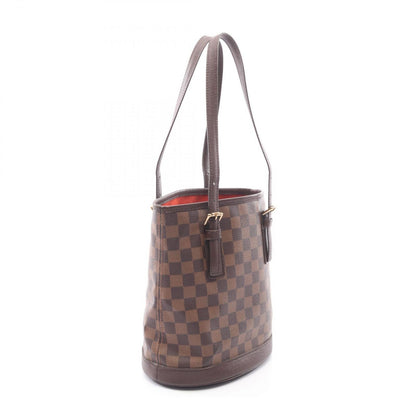 Louis Vuitton Tote Marais Blanc Canvas Leather — view 2