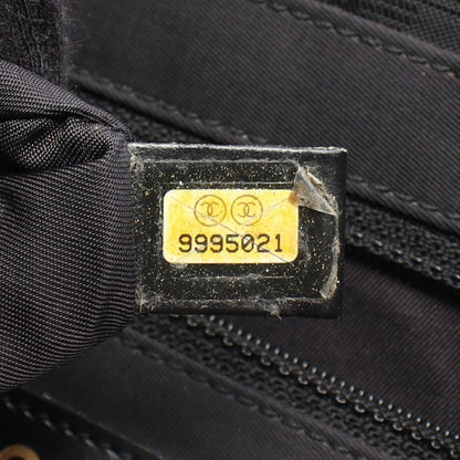 Chanel Tote New Travel Line MM Black Leather New MM — view 5
