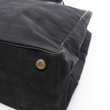 Chanel Tote New Travel Line MM Black Leather New MM — view 6
