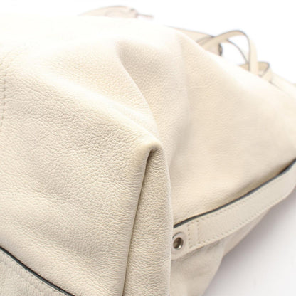 Prada Tote Glace'calf 2-Way White Leather Etiquette — view 5