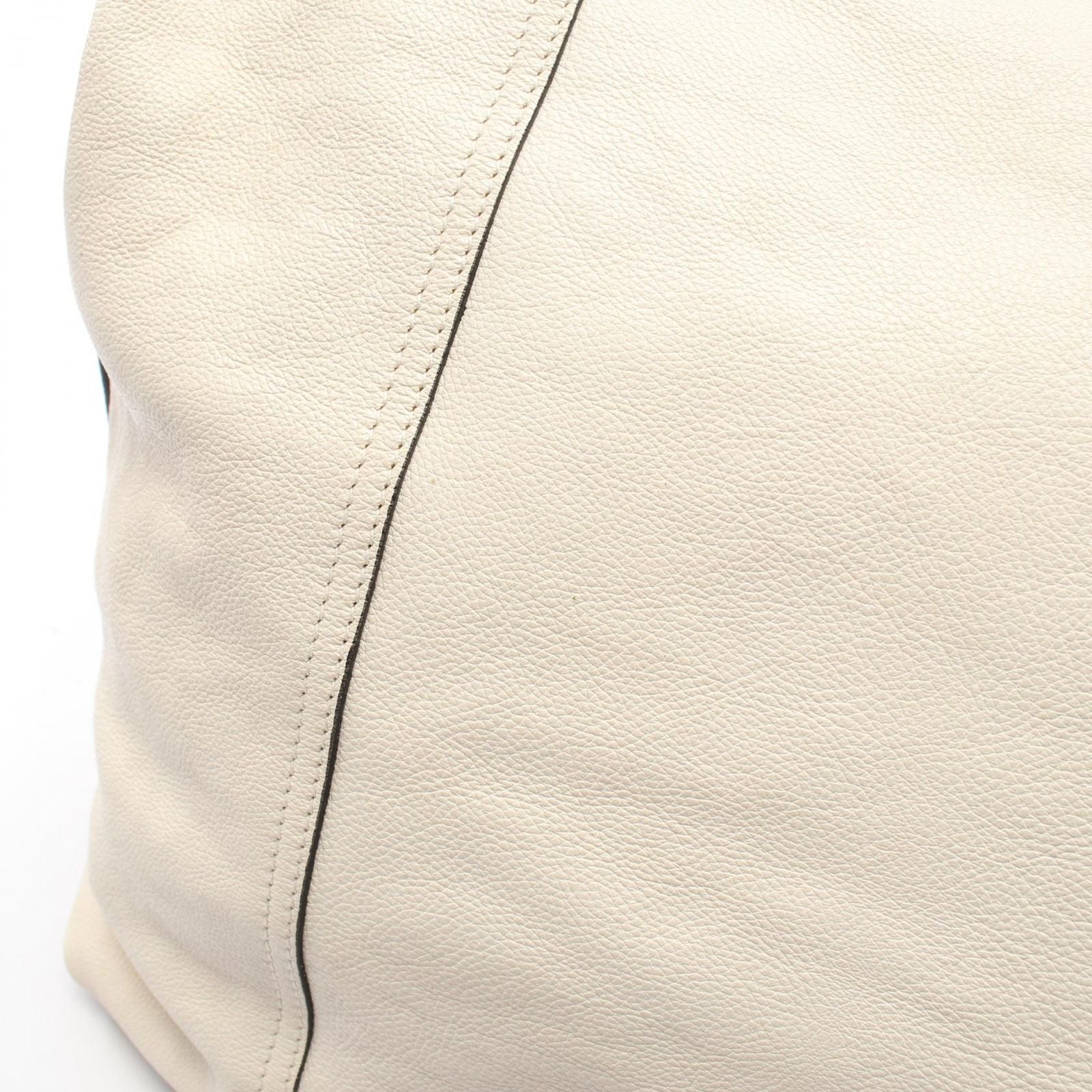Prada Tote Glace'calf 2-Way White Leather Etiquette — view 6