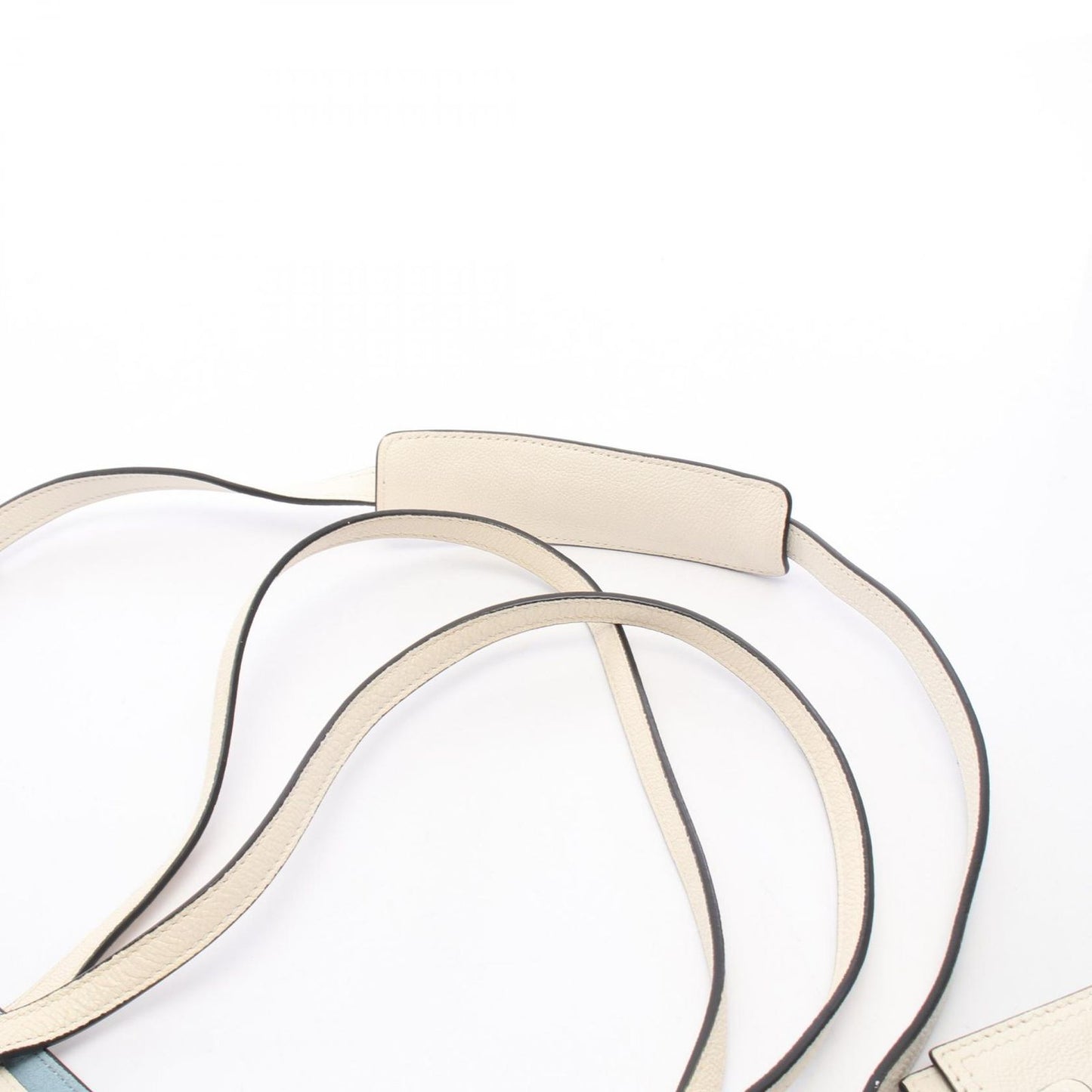 Prada Tote Glace'calf 2-Way White Leather Etiquette — view 8