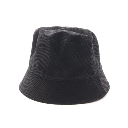 Prada Hat Triangle Plate Corduroy Bucket — view 2
