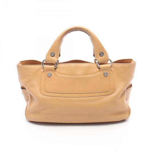 Celine Handbag Boogie Bag Beige Leather