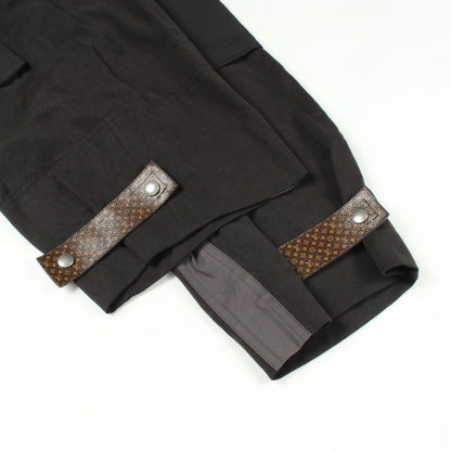 Louis Vuitton Cargo Pants High Waist An1 Black Cotton — view 6