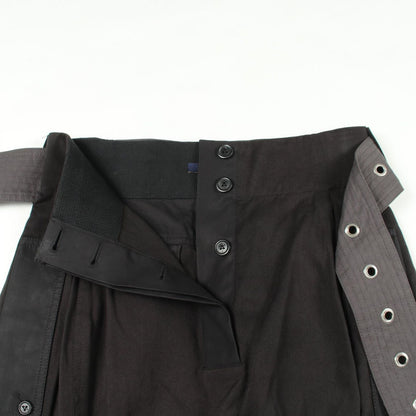 Louis Vuitton Cargo Pants High Waist An1 Black Cotton — view 5