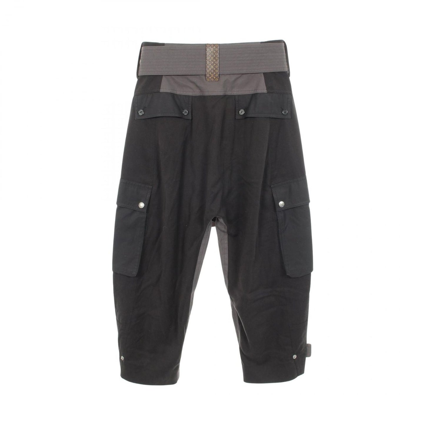 Louis Vuitton Cargo Pants High Waist An1 Black Cotton — view 2